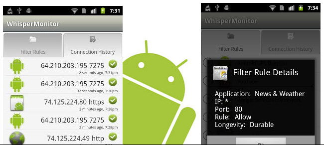 WhisperMonitor-Android-firewall