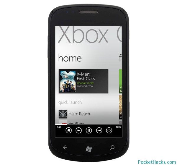 Windows Phone Xbox remote control app