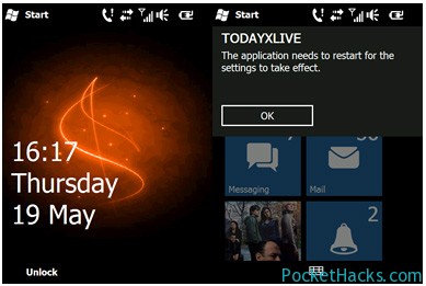 TodayXlive plugin for Windows Mobile