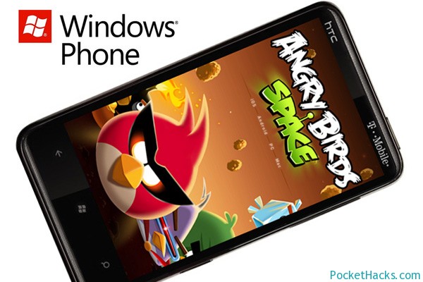 Angry Birds Space for Windows Phone OS