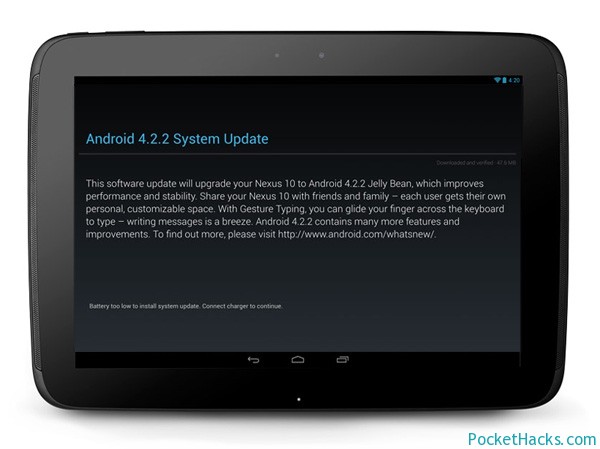 Android 4.2.2 Update for Galaxy Nexus, Nexus 7 and Nexus 10
