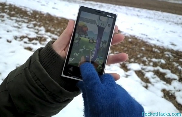 Nokia Lumia 920 Touchscreen Sensitivity Test - With Gloves!