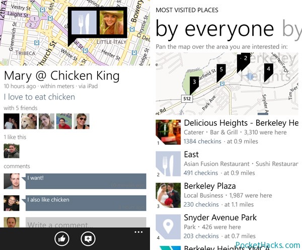 Social Scout App for Windows Phone