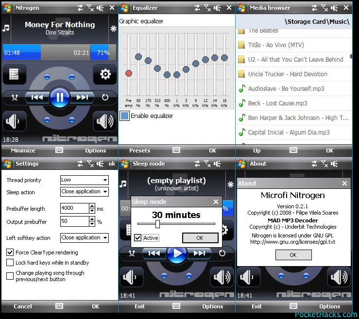 You are currently viewing Nitrogen for Windows Mobile – new free finger-friendly MP3 player