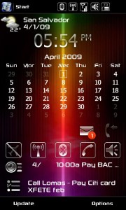 Read more about the article Sony Ericsson style font skin for XPERIA X1