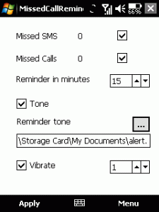 Read more about the article Missed Call Reminder – freeware app