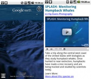 Read more about the article Google Earth 1.1 for Android