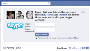 Read more about the article Skype chat support for Facebook