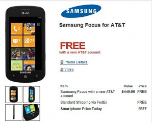 Read more about the article AT&T Windows Phone 7 devices for free