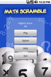 Read more about the article Math Scramble game for Android