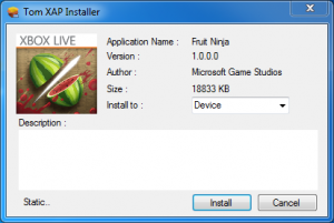 Read more about the article Tom XAP Installer v1.1