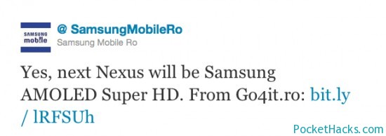 Read more about the article [almost confirmed] Samsung will produce the next Nexus phone