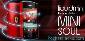 Read more about the article The Acer Liquid mini Ferrari Edition
