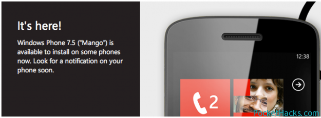 Read more about the article The official Windows Phone Mango update is here!