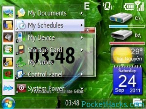 Read more about the article Windows 7 theme for Windows Mobile standart (non-touchscreen)