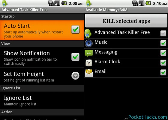 Advanced Task Killer for Android