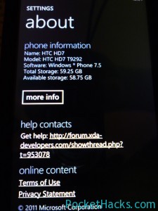 Read more about the article HTC HD2 running Windows Phone 7 with 64GB MicroSD card!