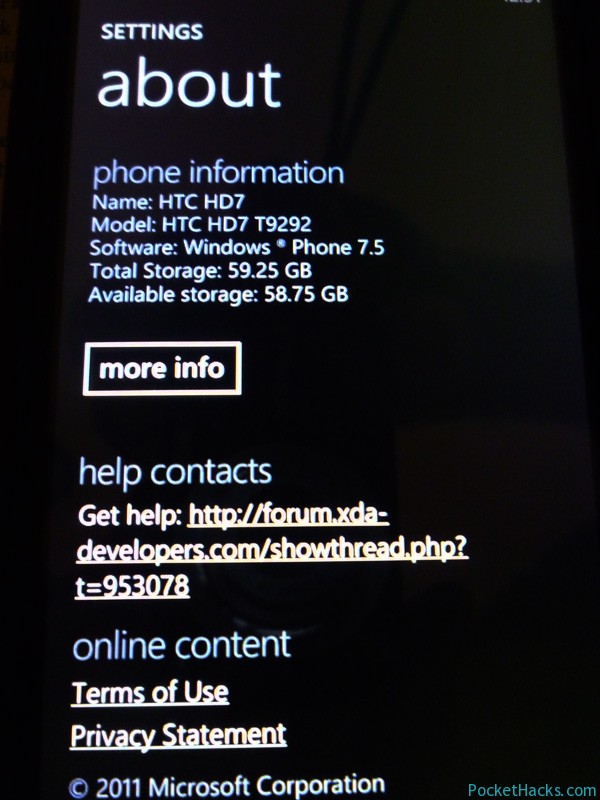 Read more about the article HTC HD2 running Windows Phone 7 with 64GB MicroSD card!