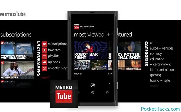 MetroTube for Windows Phone