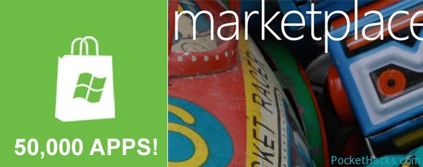 Read more about the article Windows Phone Marketplace with more than 50 000 apps