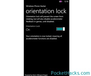 Read more about the article Orientation lock app for Windows Phone 7