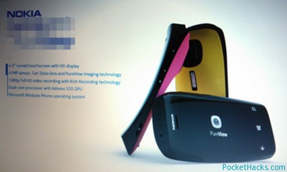 Read more about the article Nokia PureView powered by Windows Phone leaked photos