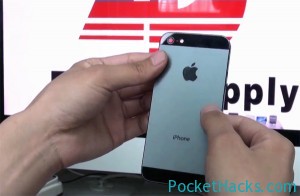 Read more about the article The iPhone 5 back pannel caught on video?