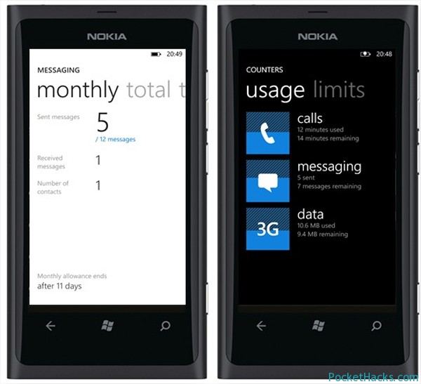 Nokia Data Counter app for Windows Phone Nokia Data Counter app for Windows Phone