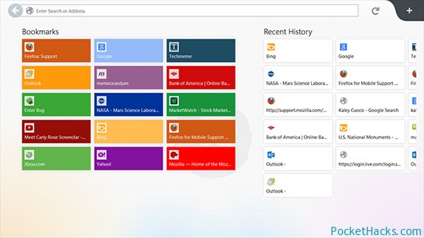 Firefox Metro browser