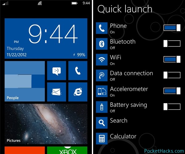 RainbowMod 2.1 for Nokia Lumia 800