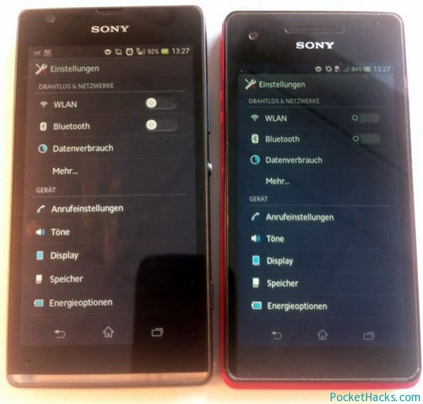 Sony Xperia SP and Xperia V - Leaked Pictures