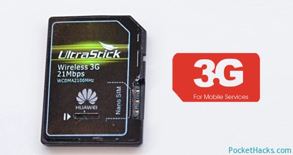 Huawei UltraStick - SD Card With 3G Capabilities