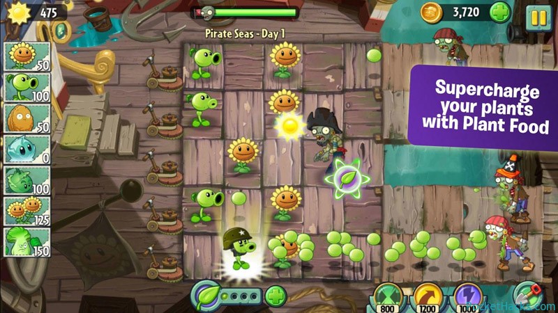 Plants vs. Zombies 2 for Android gameplay