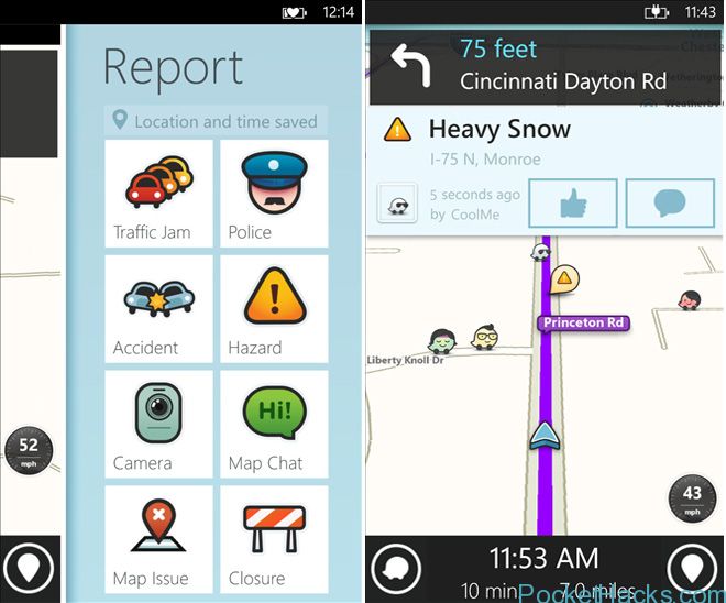 Google Waze for Windows Phone