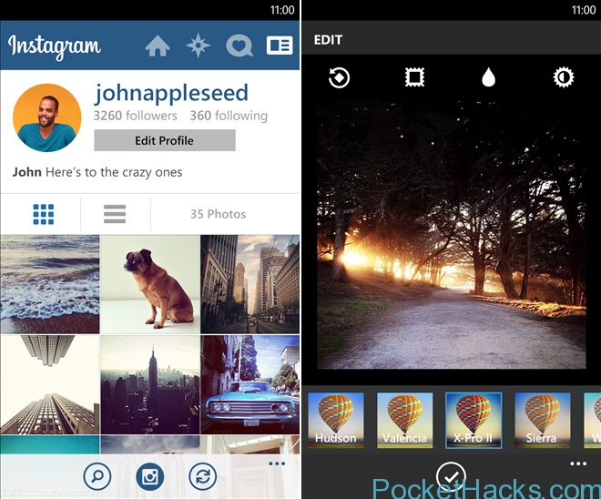 Instagram for Windows Phone