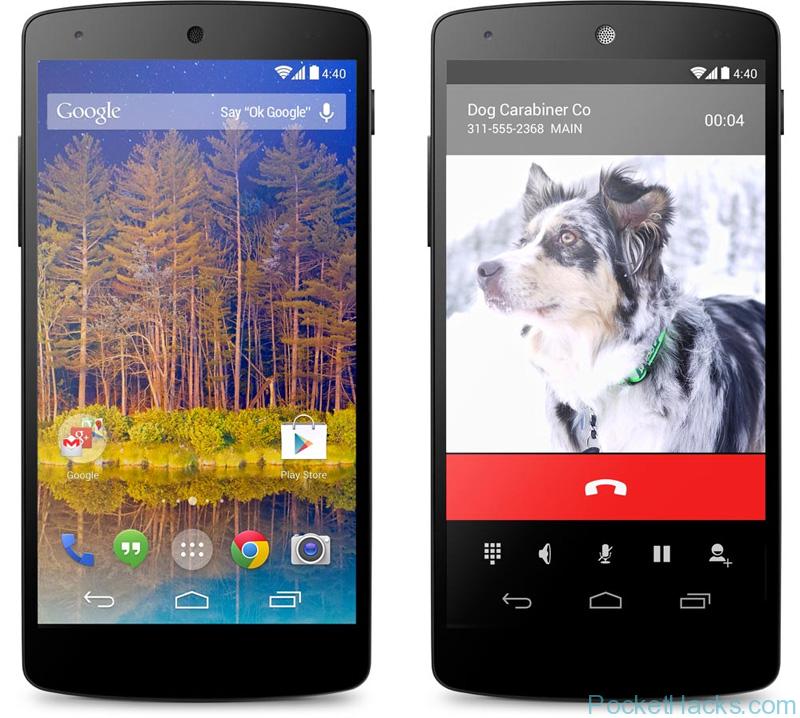 Nexus 5 is the first Android 4.4 KitKat device