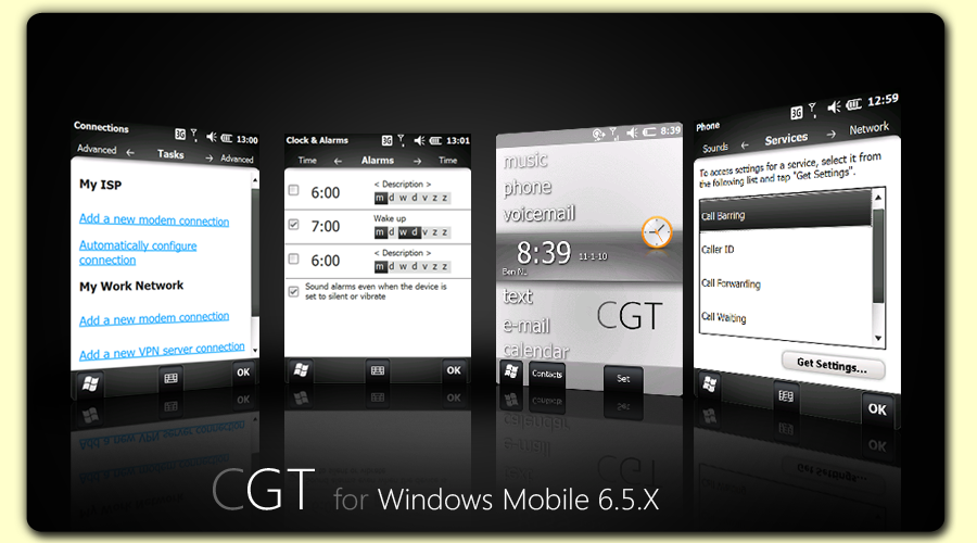 Read more about the article Windows Mobile 6.5 theme Condor GT Black Edition (WVGA, VGA, QVGA)