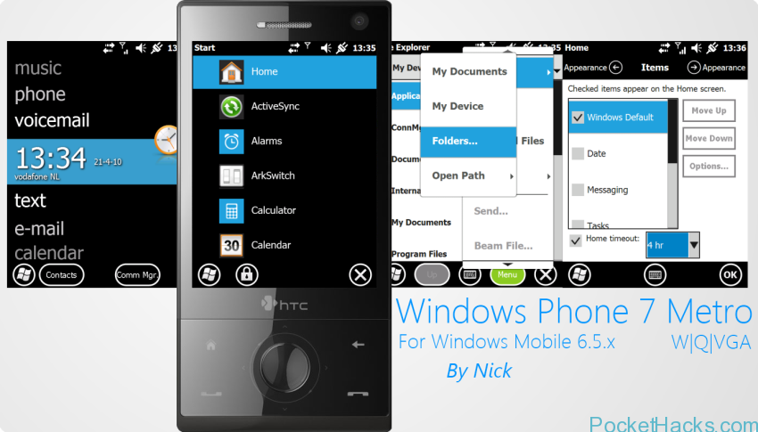 Read more about the article Windows Phone 7 Metro theme for WM6.5