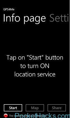 You are currently viewing GPS4Me app for Windows Phone 7
