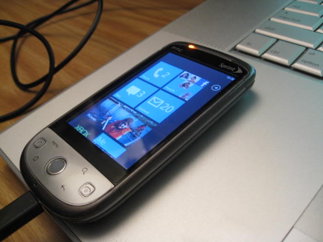 You are currently viewing Another leaked picture – Windows Phone 7 running on the Sprint HTC Hero