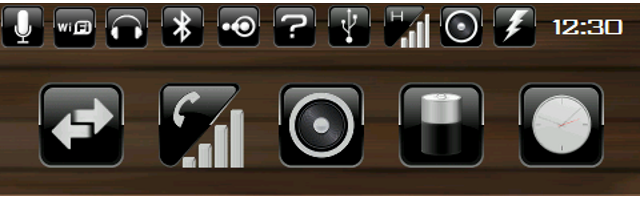 Read more about the article Black & White Taskbar for WM6.5.1 [GSM+CDMA version]
