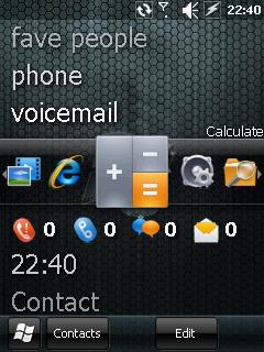 Read more about the article Windows Mobile 6.5 Titanium plugin CAccessoiries + CContact
