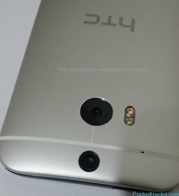 HTC One 2014 edition rear camera