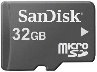 Read more about the article SanDisk ships 32GB micro SDHC cards