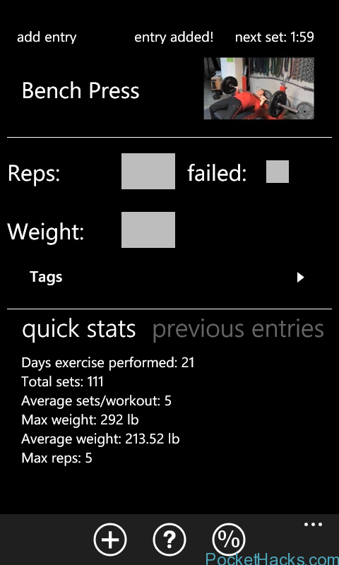 Read more about the article DeekFit Gym app for Windows Phone 7