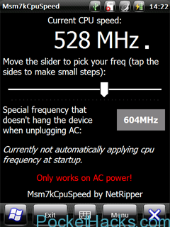 Read more about the article Msm7kCpuSpeed – Overclock tool for HTC Touch Pro, Diamond, Touch Pro2, Touch HD and more