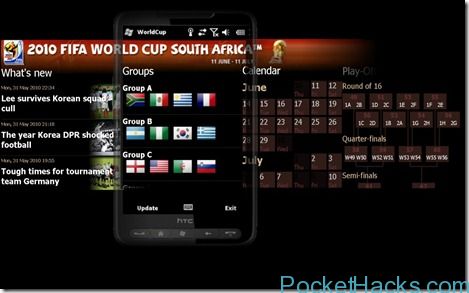 Read more about the article World Cup 2010 application for Windows Mobile