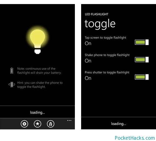 LED Flashlight for Windows Phone