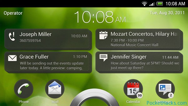 HTC Sense 4.0 interface for smartphones