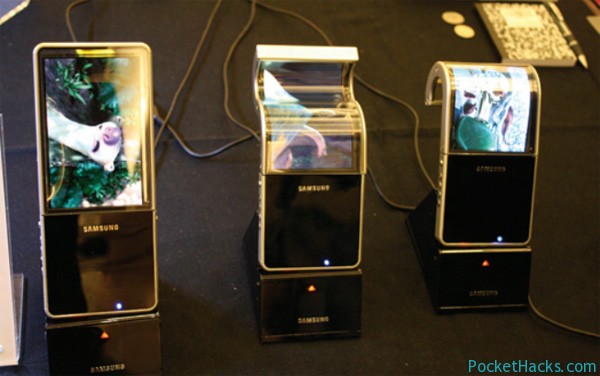 Samsung's flexible concept phones